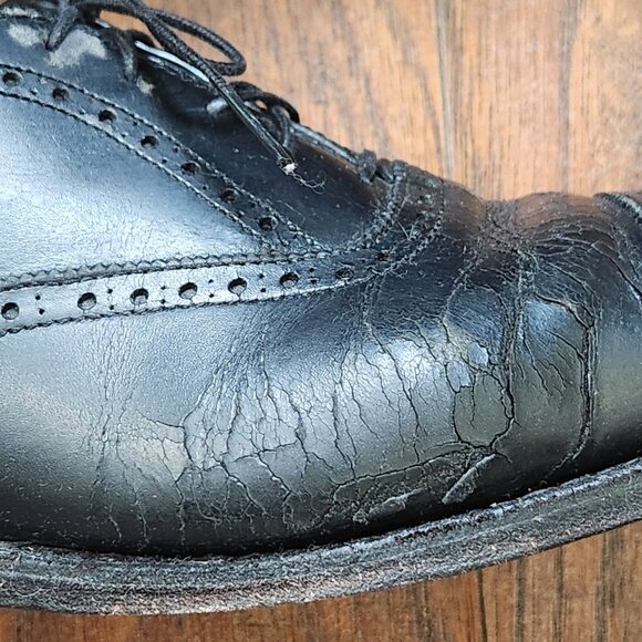 Alden Mens Dress Shoes Size 8 Leather Cap Toe Lace Up Oxford main image 6
